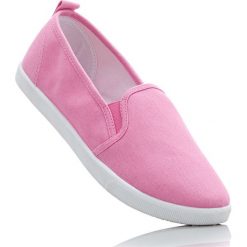 Tenisówki wsuwane bonprix jasnoróżowy. Czerwone tenisówki damskie bonprix. Za 27,99 zł.