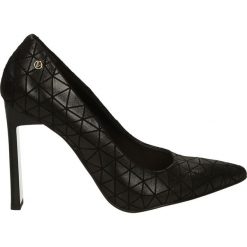 Czółenka - 5331 856 NERO. Czarne buty ślubne damskie Venezia, ze skóry. Za 229,00 zł.
