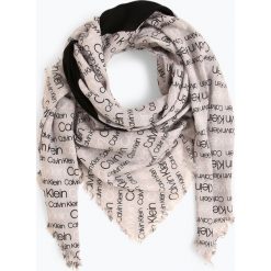 Calvin Klein - Szalik damski, szary. Szare szaliki damskie Calvin Klein, z napisami. Za 229,95 zł.