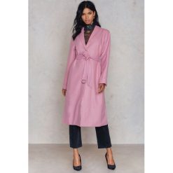 Płaszcze damskie: NA-KD Trend Różowy płaszcz – Pink