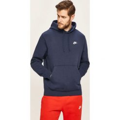 Nike Sportswear - Bluza. Niebieskie bluzy męskie Nike Sportswear, xl, bez wzorów, z bawełny, z kapturem, bez rękawów, z kapturem. W wyprzedaży za 179,90 zł.