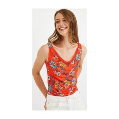 Top damski. Topy damskie Promod, uniwersalny, bez wzorów, z tkaniny, bez kołnierzyka. Za 19,50 zł.