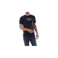 T-shirty z krótkim rękawem Jack Jones 12150263 ART MARWA. Niebieskie t-shirty męskie Jack & Jones, s, bez wzorów, bez kołnierzyka, krótkie. Za 30,70 zł.