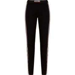 Spodnie dresowe MOSCHINO UNDERWEAR. Czarne spodnie damskie z bawełny. W wyprzedaży za 486,00 zł.