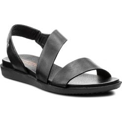 Sandały PIKOLINOS - W0H-0823C1 Black. Czarne klapki damskie marki Pikolinos, bez wzorów, ze skóry, bez obcasa. W wyprzedaży za 289,00 zł.