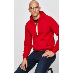 Polo Ralph Lauren - Bluza. Czerwone bluzy męskie Polo Ralph Lauren, xl, bez wzorów, z bawełny, z kapturem, bez rękawów, z kapturem. W wyprzedaży za 499,90 zł.