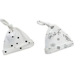 Czapeczka Krasnal 2-pack Kropki/Bloom 0-2miesiące Sleepee. Czapeczki niemowlęce Sleepee, bez wzorów. Za 37,00 zł.