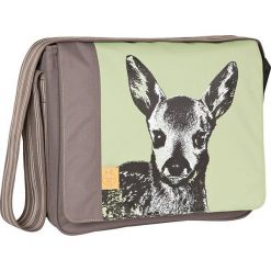 Torebki klasyczne damskie: Torba „Messenger Bag” w kolorze brązowo-zielonym na akcesoria do przewijania – 36,5 x 31,5 x 14 cm