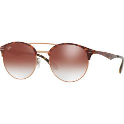 Ray-Ban - Okulary. Pomarańczowe okulary przeciwsłoneczne damskie Ray-Ban, okrągłe. W wyprzedaży za 549,90 zł.