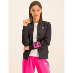 Kurtka przejściowa Guess O01A17 WO04S. Czarne kurtki damskie Guess, s, z aplikacjami, z poliesteru, bez kaptura. W wyprzedaży za 299,00 zł.