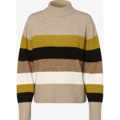 Opus - Sweter damski – Parko, beżowy. Brązowe swetry damskie Opus, bez wzorów, z wełny, bez rękawów, bez kaptura. Za 329,95 zł.