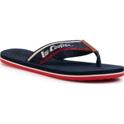 Japonki LEE COOPER - LCW-20-33-011 Navy. Niebieskie klapki męskie Lee Cooper, bez wzorów, ze skóry ekologicznej. Za 79,00 zł.