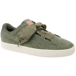 Puma Suede Heart Velvet Rope 365111-01 40,5 Khaki. Brązowe buty sportowe damskie marki Puma, bez wzorów, ze skóry, sportowe, puma suede. W wyprzedaży za 269,99 zł.