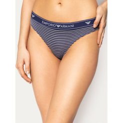Komplet 2 par fig klasycznych Emporio Armani Underwear 163334 0P219 18734. Niebieskie figi damskie Emporio Armani Underwear, m, bez wzorów, z elastanu. W wyprzedaży za 149,00 zł.