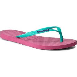 Japonki HAVAIANAS - Sl Logo Pop-Up 41197870703 Shocking Pink. Czarne crocsy damskie marki Havaianas, z gumy, na płaskiej podeszwie. Za 99,00 zł.