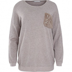 Khaki Sweter Opuscule. Brązowe swetry klasyczne damskie other, uniwersalny. Za 59,99 zł.