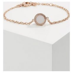 Bransoletki damskie na nogę: Fossil CLASSICS Bransoletka rose goldcoloured
