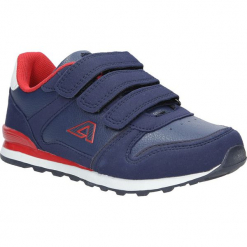 Granatowe buty sportowe na rzepy American 13. Szare buciki niemowlęce American, na rzepy. Za 69,99 zł.