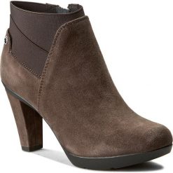 Botki GEOX - D Inspirat. St. B D64G9B 00021 C6004 Kasztan. Brązowe botki damskie skórzane marki OLAIAN, na średnim obcasie. W wyprzedaży za 319,00 zł.