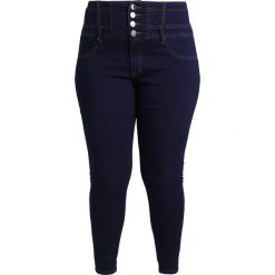 City Chic JEAN CORSET Jeans Skinny Fit dark blue. Niebieskie jeansy damskie relaxed fit City Chic. W wyprzedaży za 341,10 zł.
