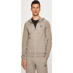 EA7 Emporio Armani - Bluza. Zielone bluzy męskie xl, z bawełny, z kapturem. W wyprzedaży za 359,90 zł.