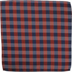 Elegancka, Męska Poszetka - ALTIES - Krata POSZALTTANIA0106. Poszetki męskie Alties, bez wzorów, z materiału, eleganckie. Za 16,90 zł.