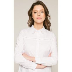 Answear - Koszula. Białe koszule damskie ANSWEAR, s, z bawełny, eleganckie, z klasycznym kołnierzykiem, z długim rękawem. W wyprzedaży za 79,90 zł.