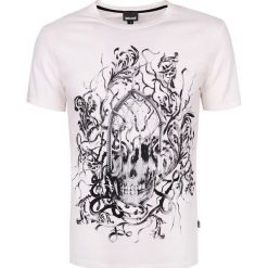 Just Cavalli T-shirt. T-shirty męskie Roberto Cavalli, bez wzorów, z bawełny, z okrągłym kołnierzem. Za 179,00 zł.