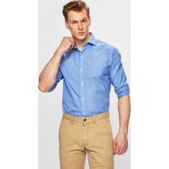 Polo Ralph Lauren - Koszula. Niebieskie koszule męskie Polo Ralph Lauren, bez wzorów, z bawełny, klasyczne, polo, z długim rękawem. Za 469,90 zł.