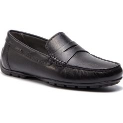 Mokasyny GEOX - U Monter 2Fit A U824YA 04743 C9999 Black. Czarne mokasyny męskie Geox, ze skóry, eleganckie. W wyprzedaży za 429,00 zł.