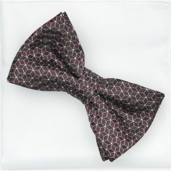 Mucha makrowzór bordo 102. Muszki męskie Recman, bez wzorów. Za 49,00 zł.