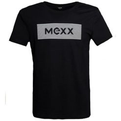 T-shirt w kolorze czarnym. Czarne t-shirty męskie Pepe Jeans, Mexx, Pierre Cardin, s, z nadrukiem, z bawełny, z okrągłym kołnierzem. W wyprzedaży za 79,95 zł.