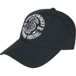 Sons Of Anarchy SOA Logo - Redwood Original Czapka baseballowa czarny. Czarne czapki z daszkiem damskie marki Sons Of Anarchy, z aplikacjami. Za 79,90 zł.