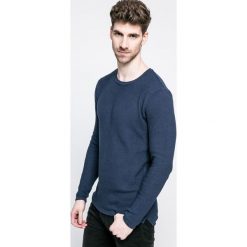 Only & Sons - Sweter. Niebieskie swetry męskie marki Only & Sons, xl, bez wzorów, z bawełny, z okrągłym kołnierzem, bez kaptura. Za 149,90 zł.