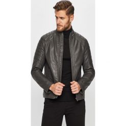 Tom Tailor Denim - Kurtka. Czarne płaszcze męskie TOM TAILOR DENIM, s, bez wzorów, z poliesteru, krótkie, bez kaptura. W wyprzedaży za 219,90 zł.