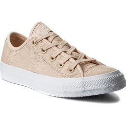Tenisówki CONVERSE - Ctas Ox 157668C Orange Quartz/Orange Quartz. Brązowe trampki i tenisówki damskie Converse, na co dzień, bez wzorów, ze skóry, bez obcasa, na płaskiej podeszwie, bez zapięcia. W wyprzedaży za 269,00 zł.