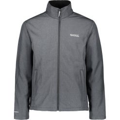 Kurtka softshellowa "Carby" w kolorze szarym. Szare kurtki męskie Regatta Men, xl, bez wzorów, z materiału, bez kaptura. W wyprzedaży za 159,95 zł.