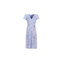 Sukienki długie Lauren Ralph Lauren FLORAL PRINT- SHORT SLEEVE-DAY DRESS. Niebieskie sukienki damskie Lauren Ralph Lauren, bez wzorów, bez kołnierzyka, bez rękawów, długie. Za 1009,00 zł.