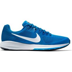 Buty Nike Air Zoom Structure 21 M Lazurowe. Niebieskie buty sportowe męskie Nike, na sznurówki, do biegania. Za 299,99 zł.