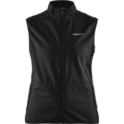 Craft kamizelka damska Warm czarna XS. Czarne kamizelki damskie Craft, xs, bez wzorów, bez kaptura, na fitness i siłownię. W wyprzedaży za 179,00 zł.