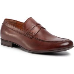 Półbuty LASOCKI FOR MEN - MB-NAXOS-05 Brown. Pomarańczowe buty wizytowe męskie Lasocki For Men, ze skóry, bez zapięcia. W wyprzedaży za 149,99 zł.