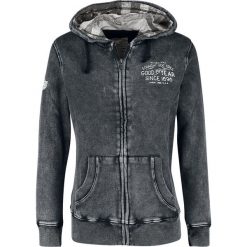 GoodYear Pinedale Bluza z kapturem rozpinana damska ciemnoszary (Anthracite). Szare bluzy rozpinane damskie marki GoodYear, xl, z nadrukiem, z kapturem. Za 244,90 zł.