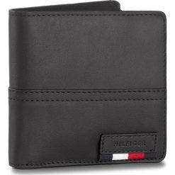 Portfele męskie: Duży Portfel Męski TOMMY HILFIGER – Branded Leather Cc & Back Coin Zip AM0AM02931 002