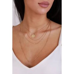 Łańcuszek damski DEMONA GOLD. Żółte łańcuszki damskie IVET, pozłacane. W wyprzedaży za 19,00 zł.