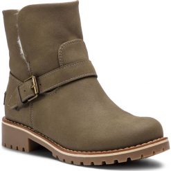 Botki CLARA BARSON WS722-10. Brązowe botki damskie Clara Barson, ze skóry ekologicznej, bez obcasa, bez zapięcia. Za 129,99 zł.