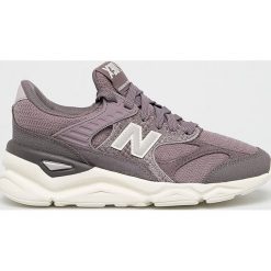 New Balance - Buty. Fioletowe buty sportowe damskie New Balance, bez wzorów, ze skóry, sportowe. W wyprzedaży za 399,90 zł.