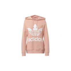 Bluzy adidas Bluza z kapturem Trefoil. Różowe bluzy damskie Adidas, xxs, bez wzorów, bez rękawów, z kapturem. Za 195,30 zł.
