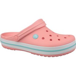 Crocs Crocband Clog 11016-7H5 38/39 Różowe. Różowe klapki damskie Crocs, bez wzorów, z syntetyku, bez obcasa. W wyprzedaży za 149,99 zł.