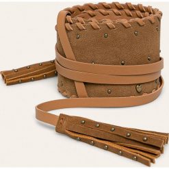 Twinset - Pasek. Pomarańczowe paski damskie Twinset, w paski, ze skóry. W wyprzedaży za 359,90 zł.