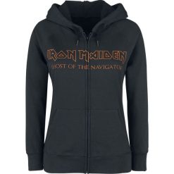 Bluzy damskie: Iron Maiden Ghost Of The Navigator Bluza z kapturem rozpinana damska czarny